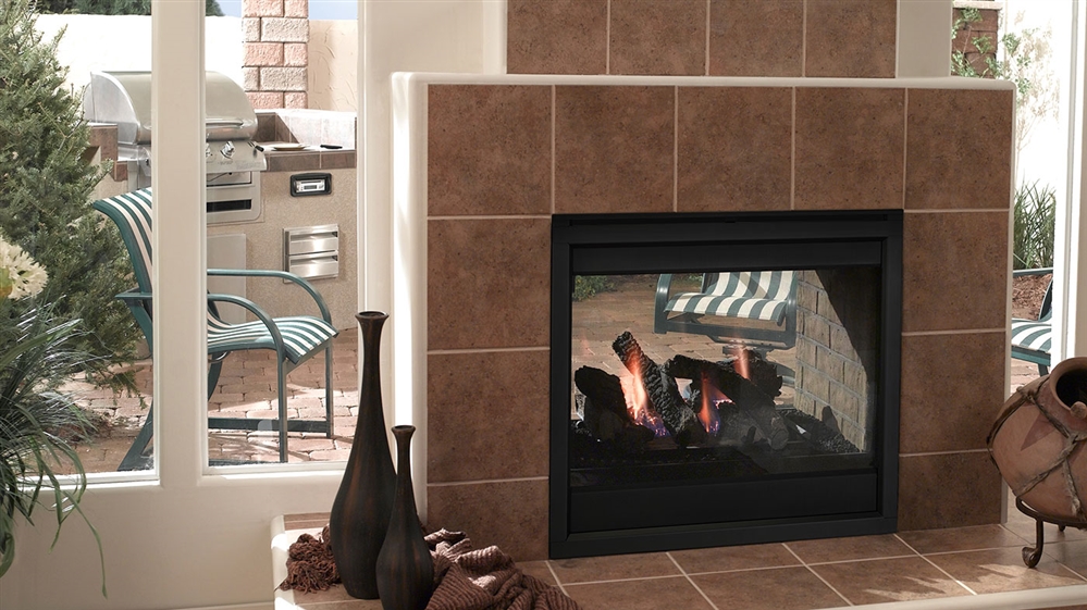 Majestic Indoor Outdoor Gas Fireplace, Indoor Outdoor Gas Fireplace