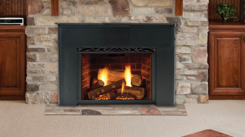 Monessen Gas Insert Reveal, Direct Vent Natural Gas Fireplace Insert