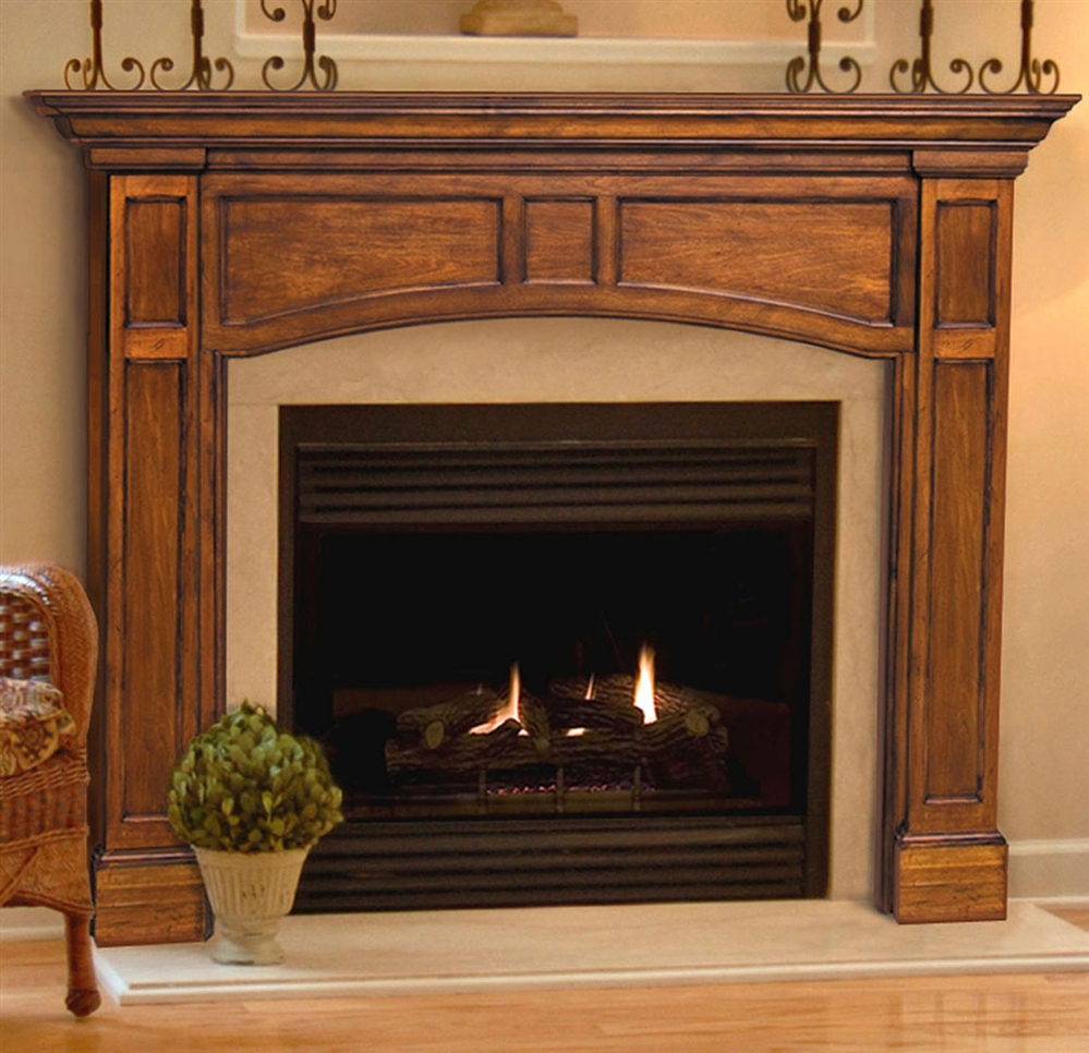 Pearl Mantels Vance Fireplace Mantel, Wood Mantel Surround