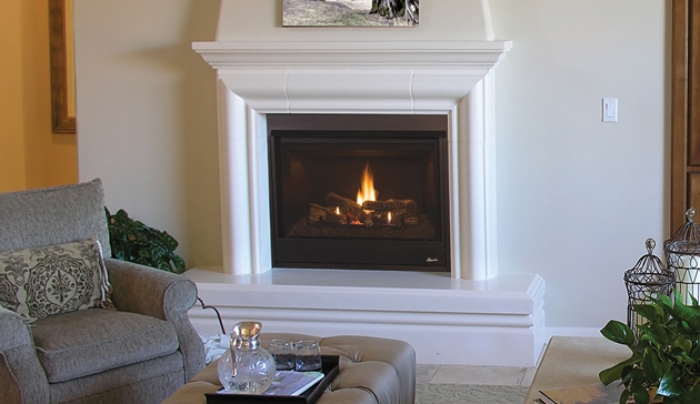 Superior 40 DRT63ST See-Through Traditional Direct Vent Fireplace Natural GAS / Electronic Ignition & Power Vent