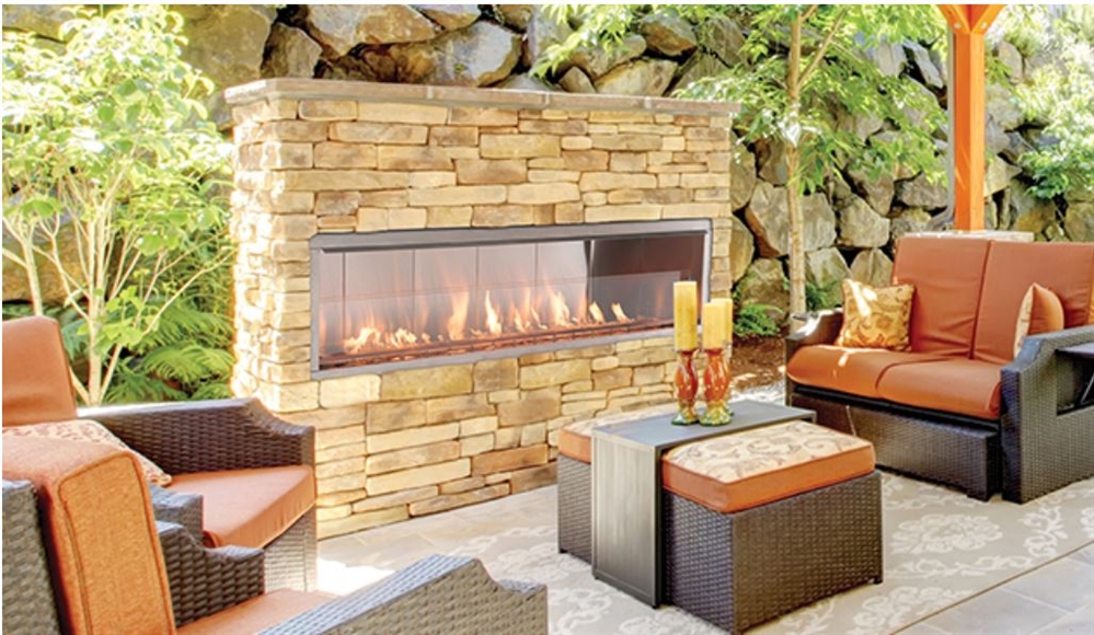 Free gas Burning Fireplace, VRE4600, VRE4600, outdoor gas fireplace, outdoo...